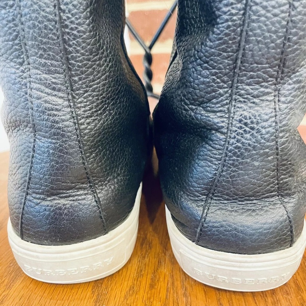 Burberry Leather Boots /Shearling Authentic Womens 36.5